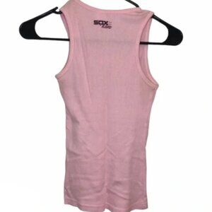 Chicago White Sox Pink Breast Cancer Awareness Rhinestone Tank Top